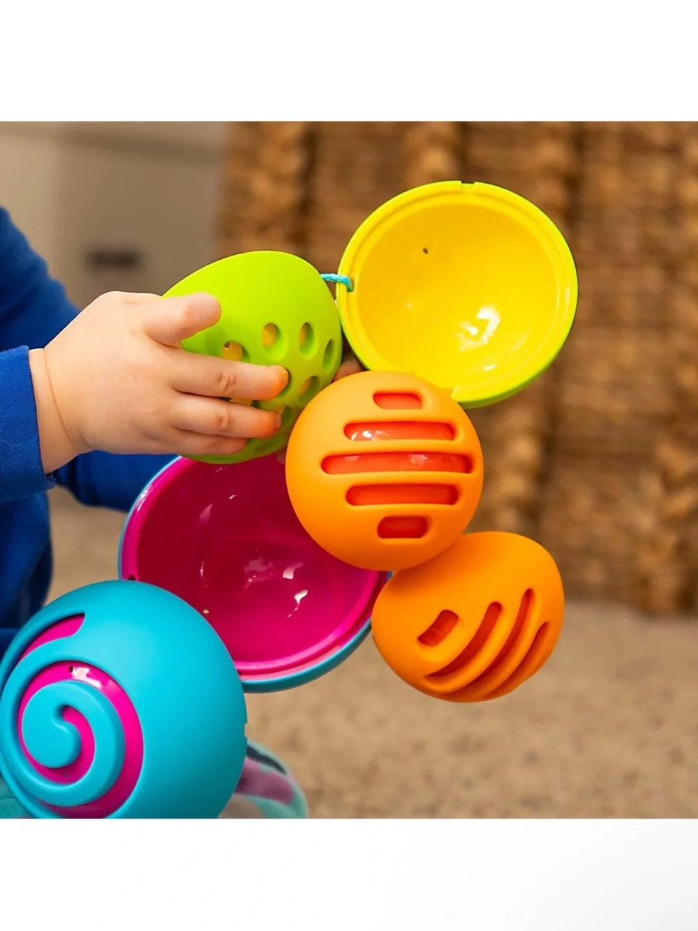 Fat Brain Toy Co.‎ OombeeCube Shape Sorter and OombeeBall 2 Pc. Set NEW